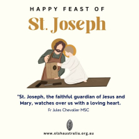 Feast of St Joseph. MSC/ Chevalier Family Spirituality