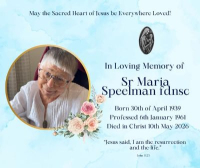 RIP, Sr Maria Cornelia Speelman fdnsc