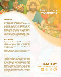 New Year 2026. Chevalier Family Justice and Peace, First Friday, January.·